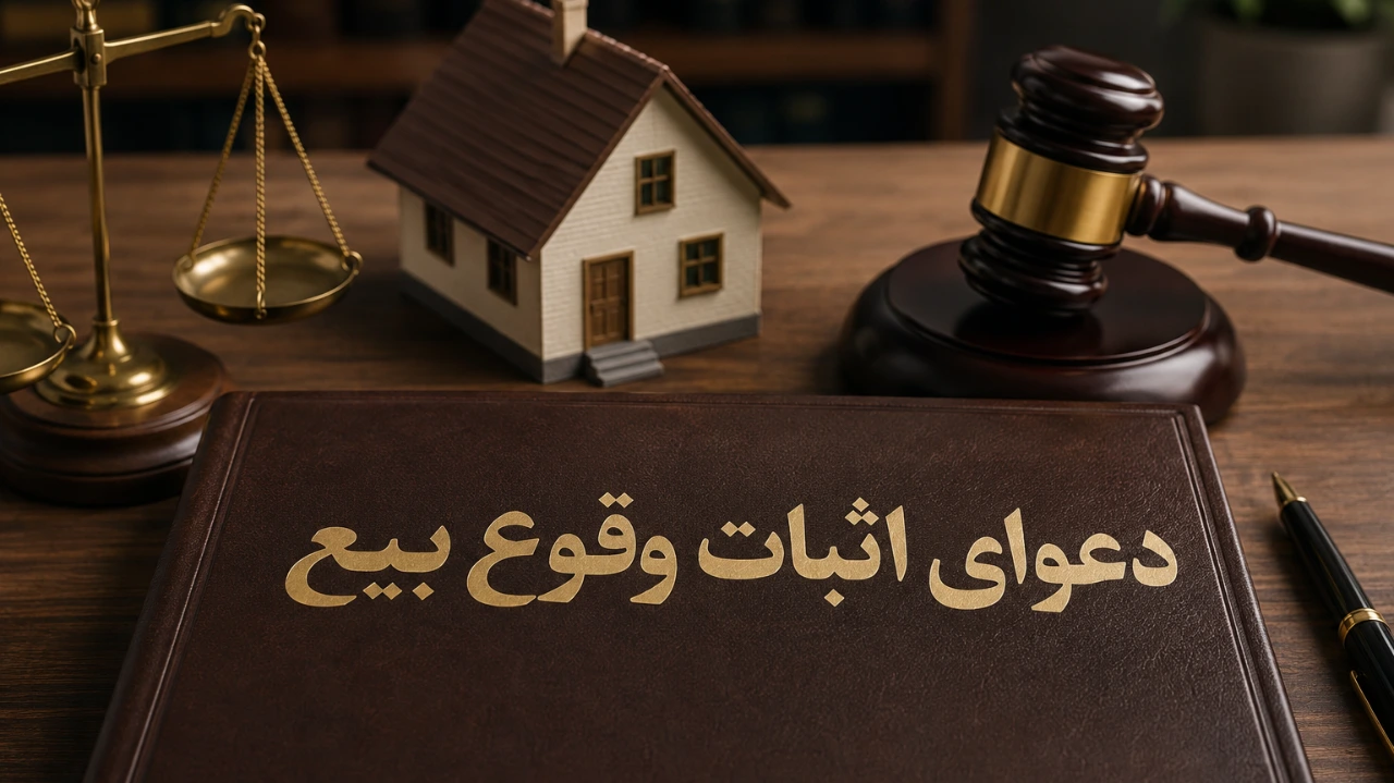 اثبات وقوع بیع