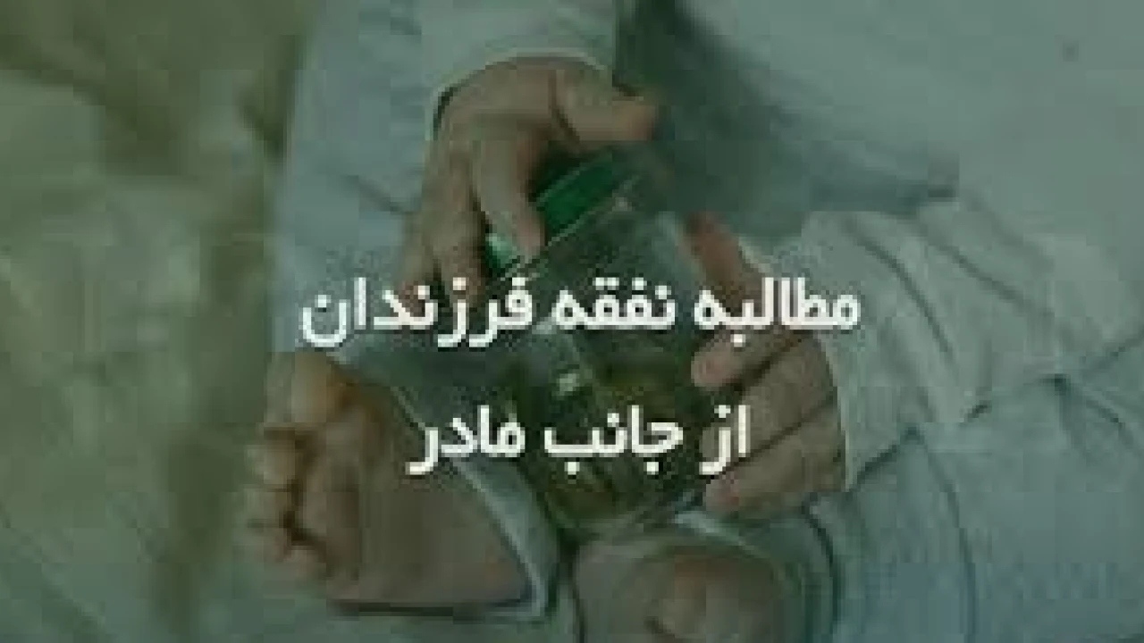 دادخواست مطالبه نفقه فرزندان- وکیل خانواده
