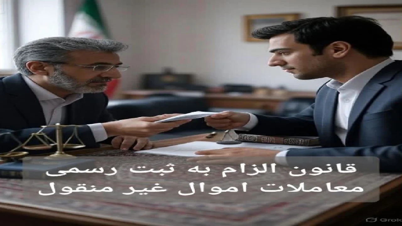 قانون الزام به ثبت رسمی معاملات اموال غیرمنقول؛ تحولی بنیادین در اعتبار اسناد ملکی ( قسمت اول )