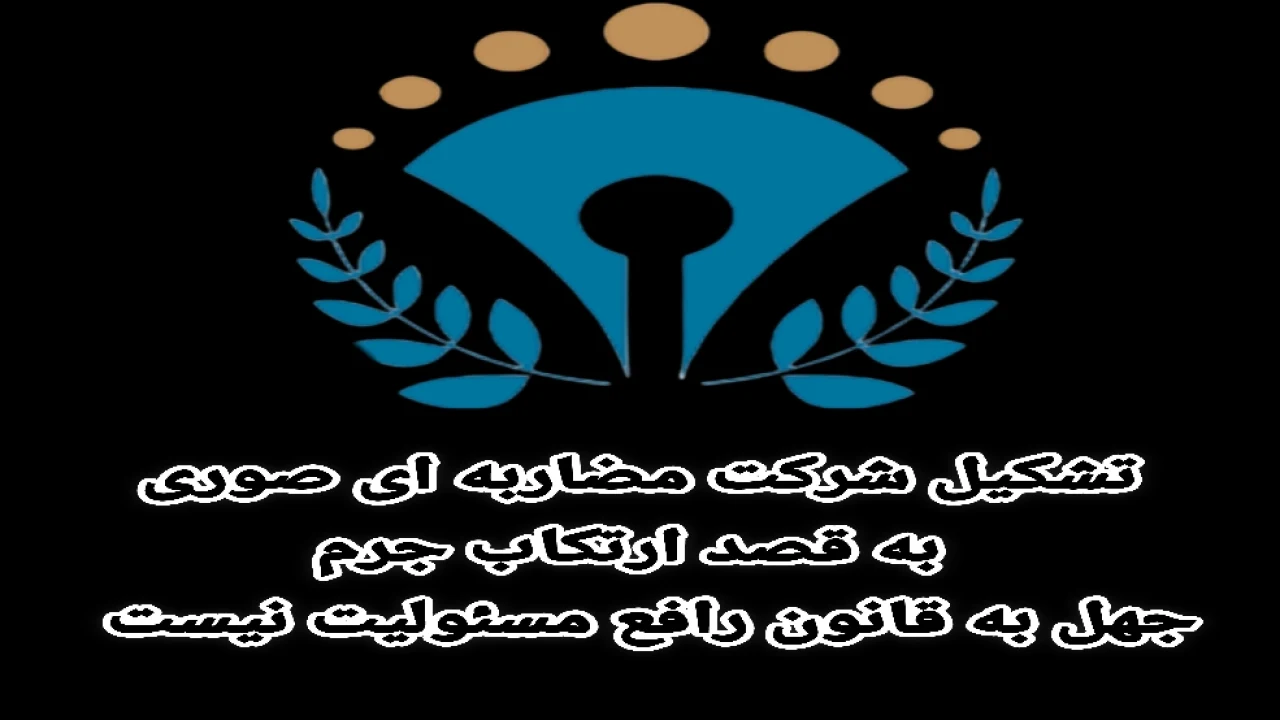 تشكيل شركت مضاربه اى صورى به قصد ارتكاب جرم